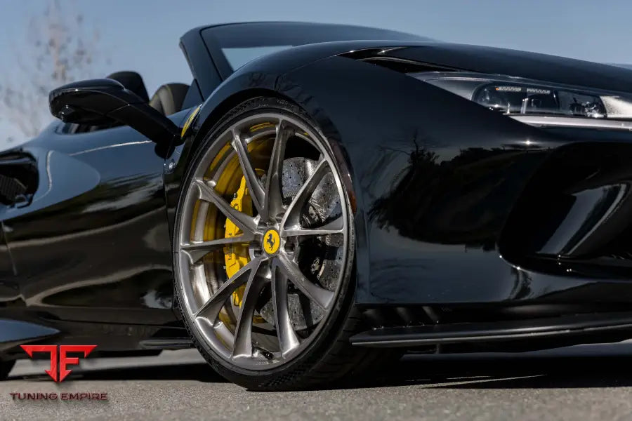 FERRARI F8 FORGED WHEELS AND EXHAUST SYSTEM