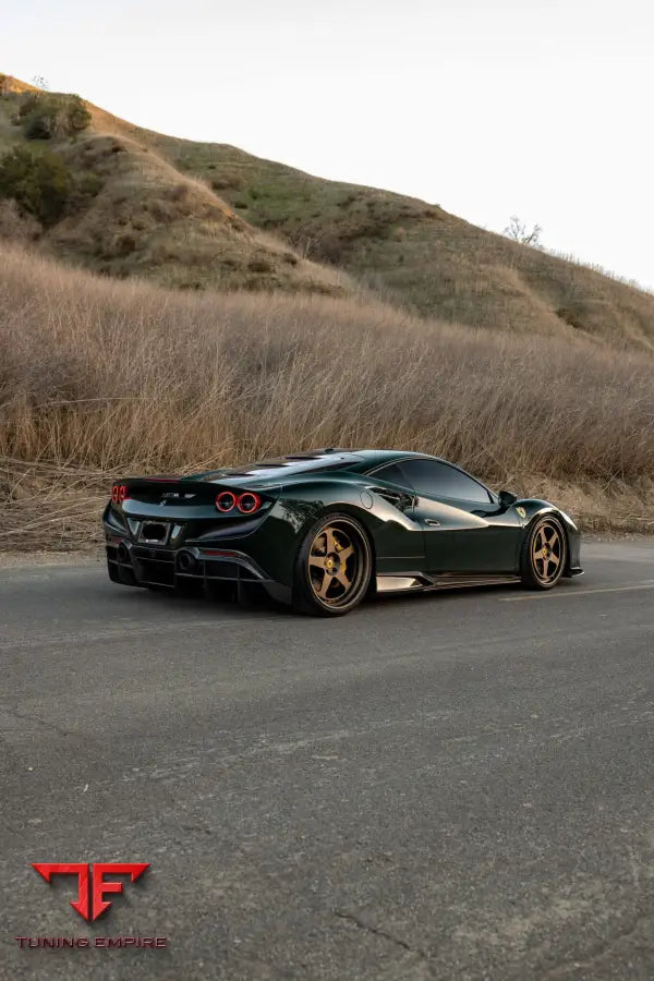 FERRARI F8 FORGED WHEELS AND EXHAUST SYSTEM