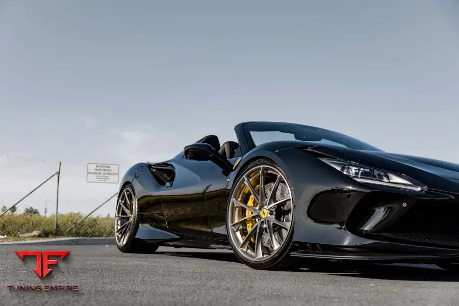 FERRARI F8 FORGED WHEELS AND EXHAUST SYSTEM