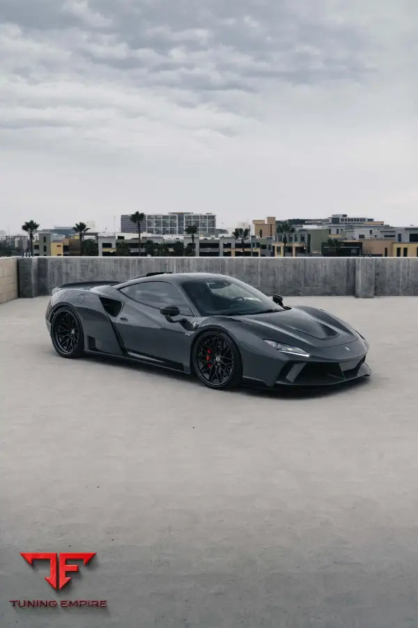 FERRARI F8 FORGED WHEELS AND EXHAUST SYSTEM