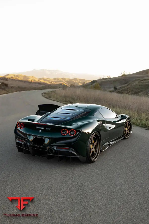 FERRARI F8 FORGED WHEELS AND EXHAUST SYSTEM