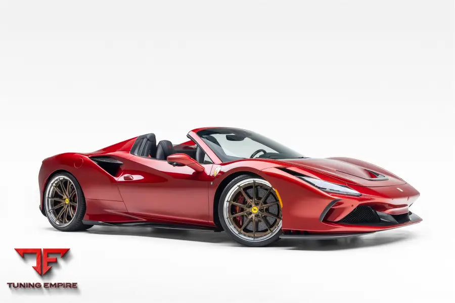 FERRARI F8 FORGED WHEELS AND EXHAUST SYSTEM