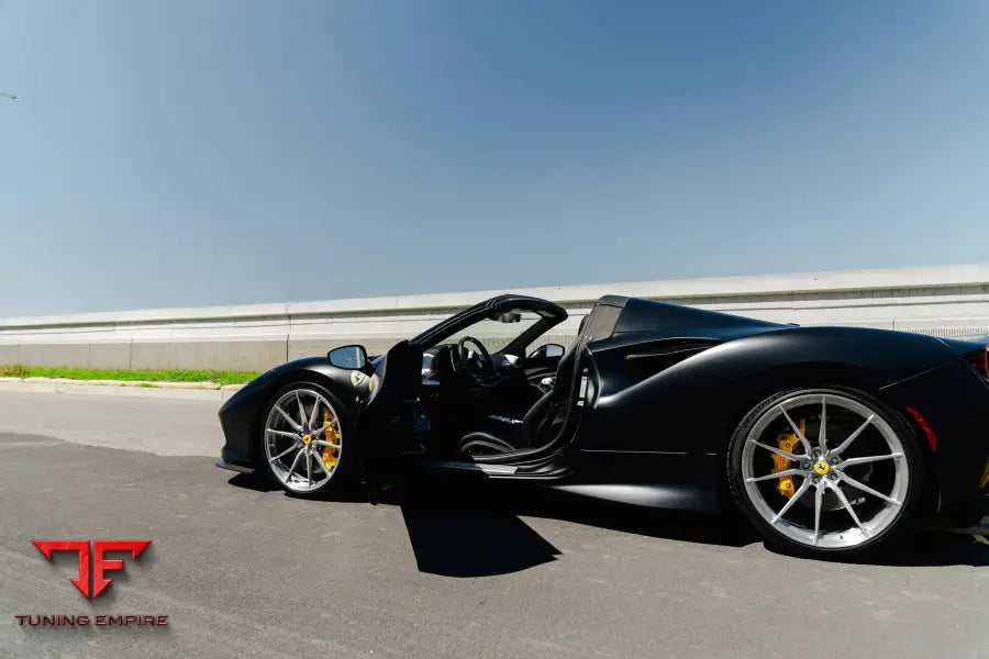 FERRARI F8 FORGED WHEELS AND EXHAUST SYSTEM