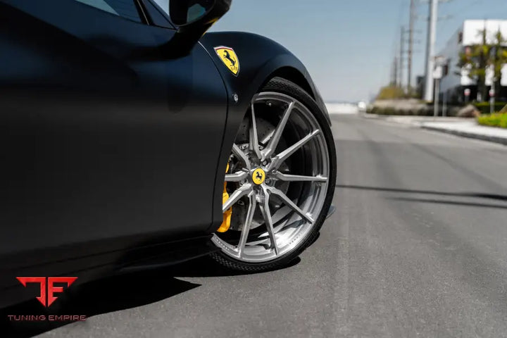 FERRARI F8 FORGED WHEELS AND EXHAUST SYSTEM