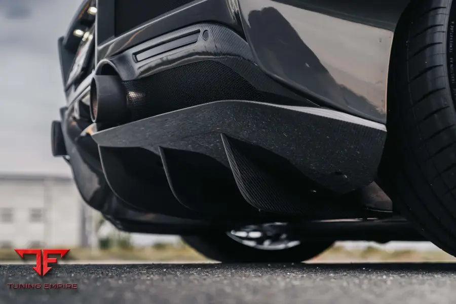 FERRARI F8 FORGED WHEELS AND EXHAUST SYSTEM