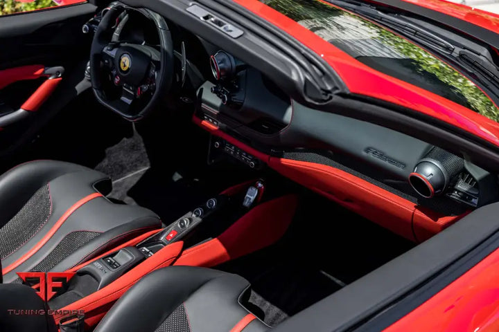 FERRARI F8 FORGED WHEELS AND EXHAUST SYSTEM