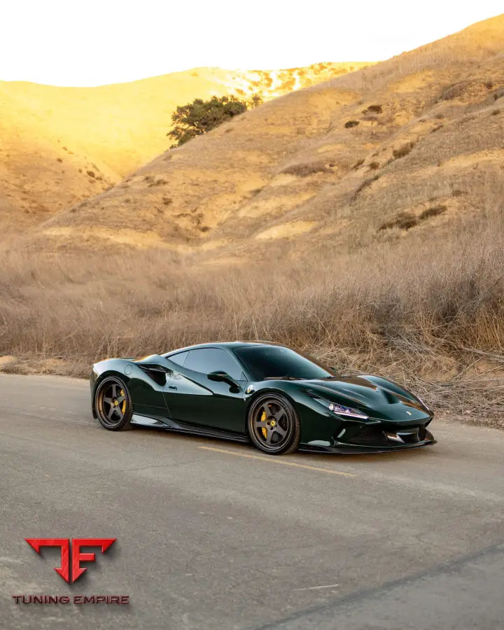 FERRARI F8 FORGED WHEELS AND EXHAUST SYSTEM