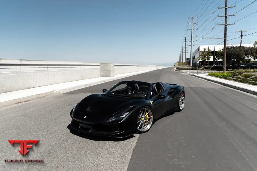 FERRARI F8 FORGED WHEELS AND EXHAUST SYSTEM