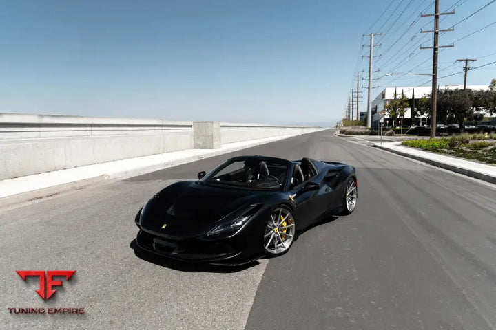 FERRARI F8 FORGED WHEELS AND EXHAUST SYSTEM