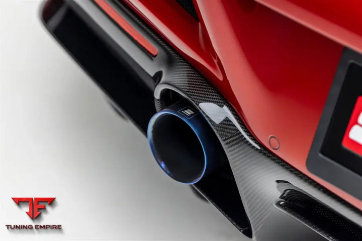 FERRARI F8 FORGED WHEELS AND EXHAUST SYSTEM