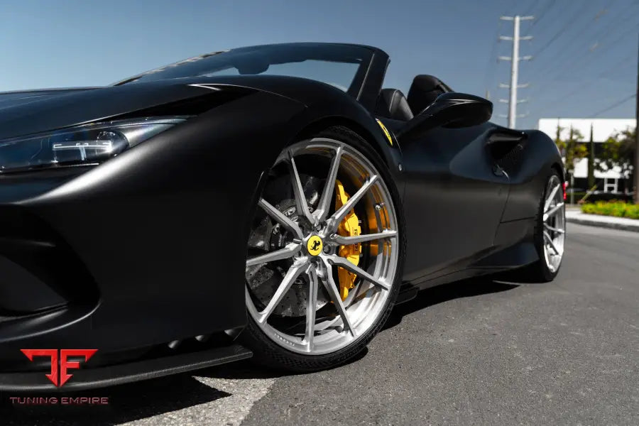 FERRARI F8 FORGED WHEELS AND EXHAUST SYSTEM