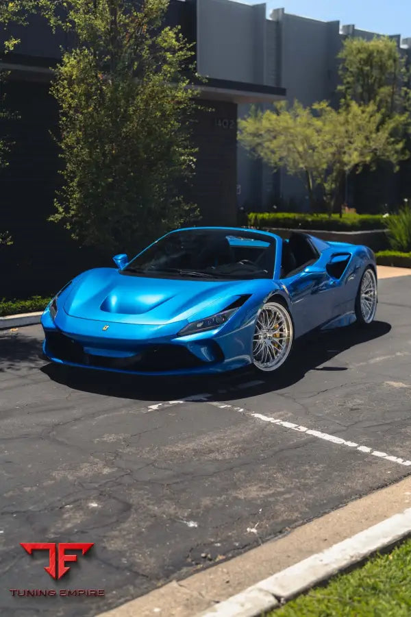 FERRARI F8 FORGED WHEELS AND EXHAUST SYSTEM