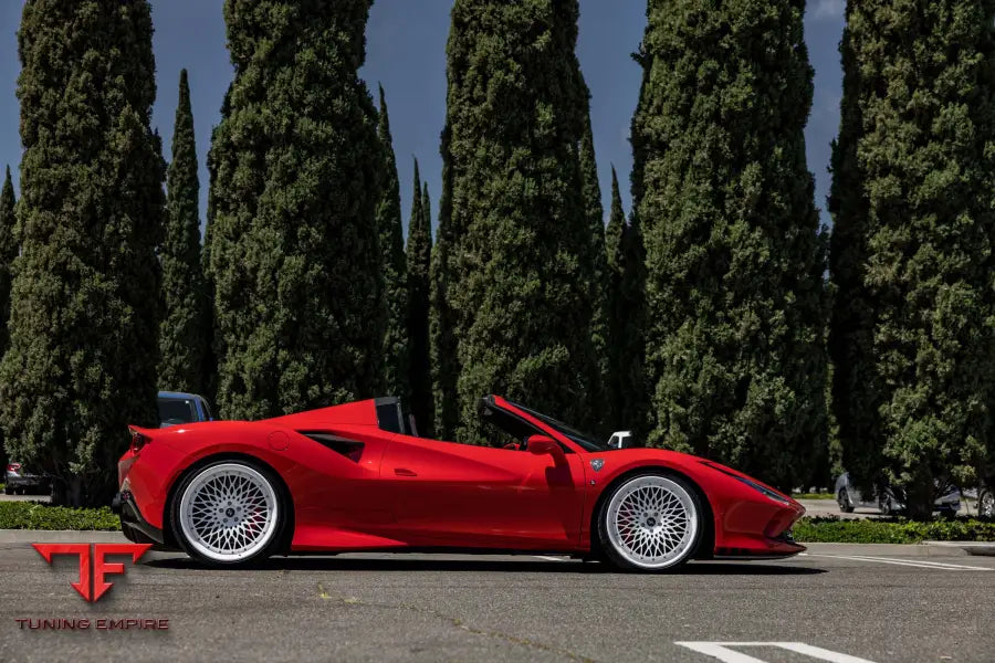 FERRARI F8 FORGED WHEELS AND EXHAUST SYSTEM