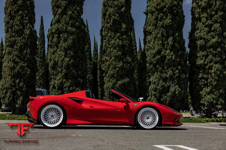 FERRARI F8 FORGED WHEELS AND EXHAUST SYSTEM