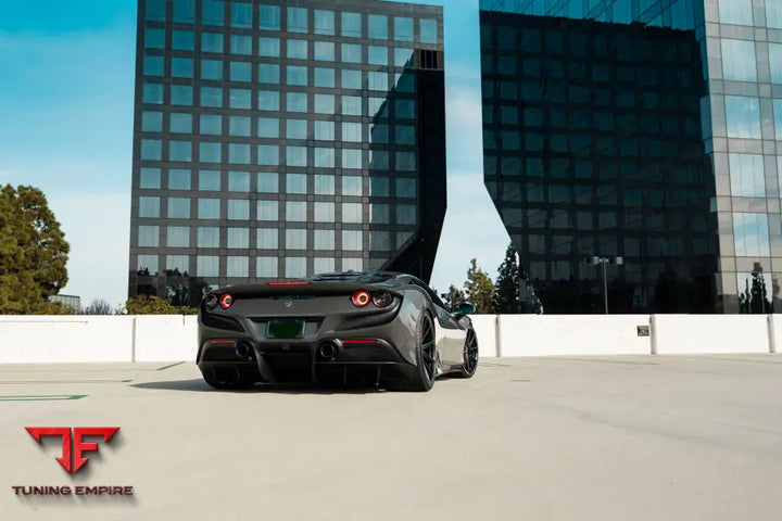 FERRARI F8 FORGED WHEELS AND EXHAUST SYSTEM