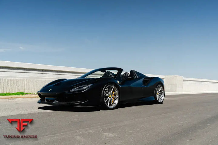 FERRARI F8 FORGED WHEELS AND EXHAUST SYSTEM