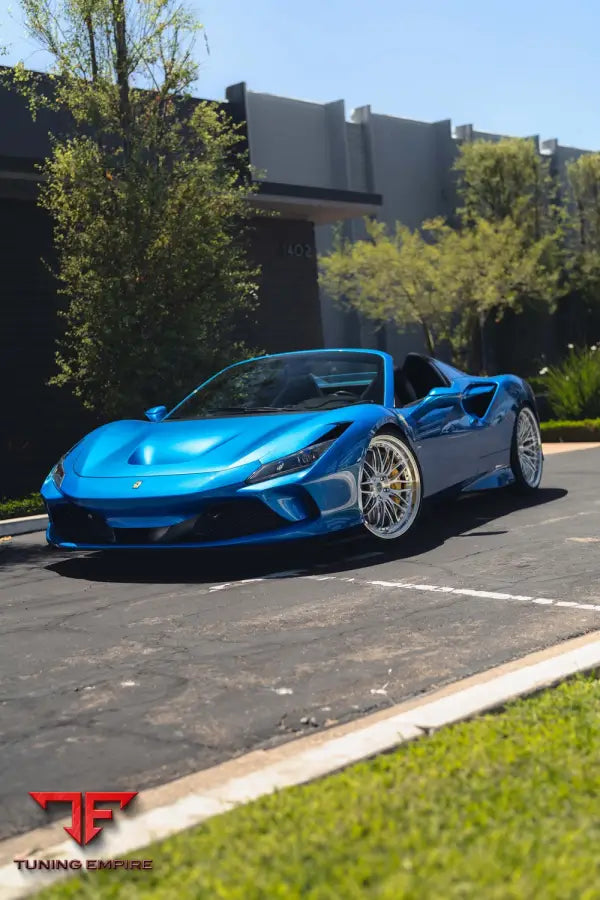 FERRARI F8 FORGED WHEELS AND EXHAUST SYSTEM