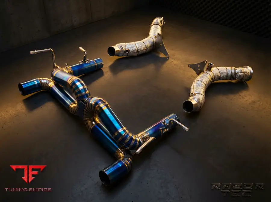 FERRARI F8 SPIDER/TRIBUTO V8 3.9T TITANIUM EXHAUST SYSTEM 2019+