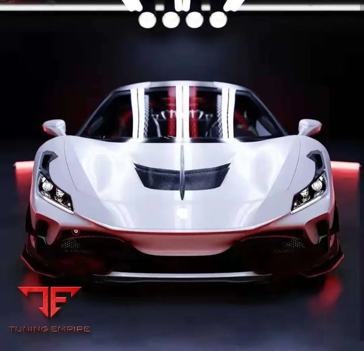 Ferrari F8 Tributo Carbon Fiber Body Parts