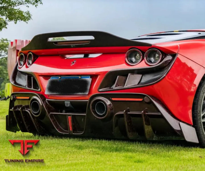 FERRARI F8 TRIBUTO & SPIDER CARBON FIBER PARTS 2020-2023Y