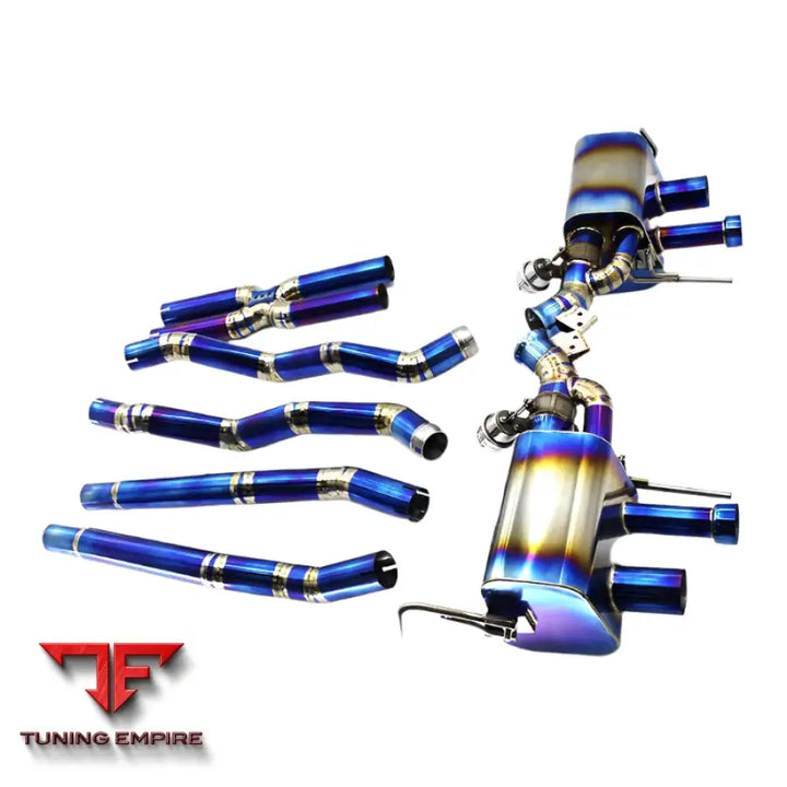 FERRARI FF 6.3 CATBACK TITANIUM X PIPE EXHAUST SYSTEM 2011-