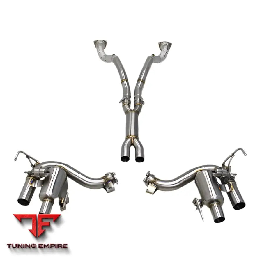 FERRARI FF 6.3L V12 DOWNPIPES AND X-PIPE 2011-2012
