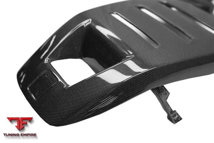 FERRARI PUROSANGUE FUV TYPE F175 OEM STYLE DRY CARBON FIBER INNER CENTER ENGINE COVER BSD