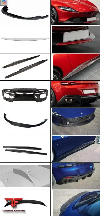 FERRARI ROMA NOVITEC + OEM CARBON FIBER PARTS