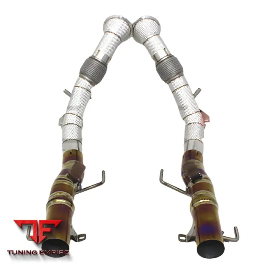 FERRARI SF90 3.9T V8 DOWNPIPE TITANIUM EXHAUST SYSTEM 2019-2023