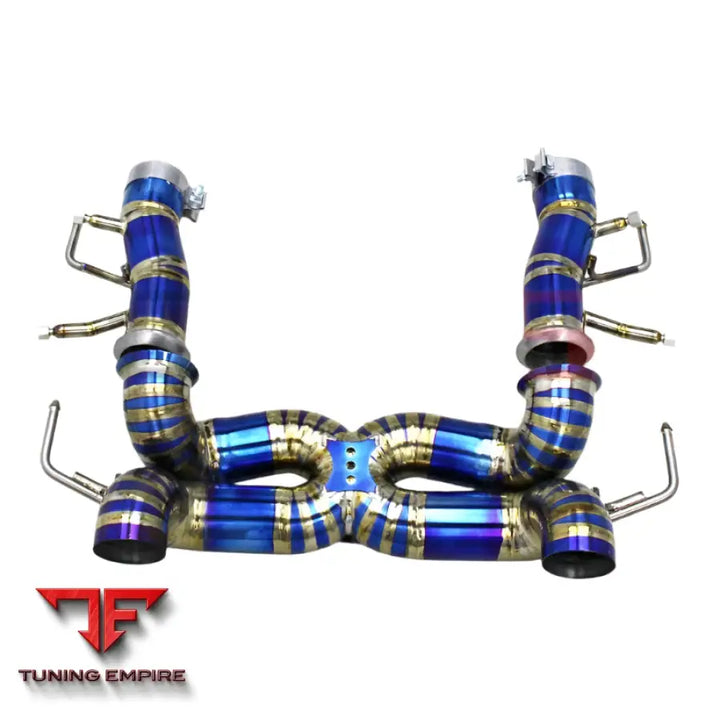 FERRARI SF90 3.9T V8 CATBACK STRAIGHT EXHAUST SYSTEM 2019-2023