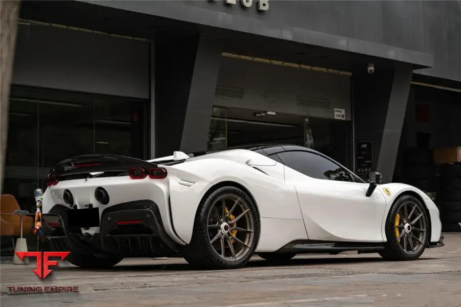 FERRARI SF90 STRADALE OE STYLE AUTOCLAVE CARBON FIBER SIDE SKIRTS BSD