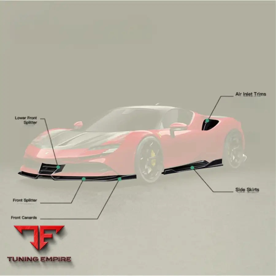 FERRARI SF90 DRY CARBON FIBER BODY KIT