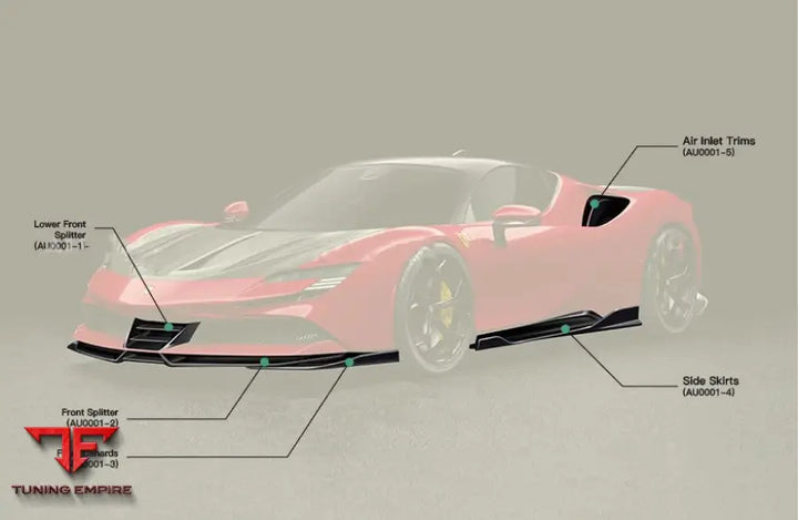 FERRARI SF90 DRY CARBON PERFORMANCE BODY KIT