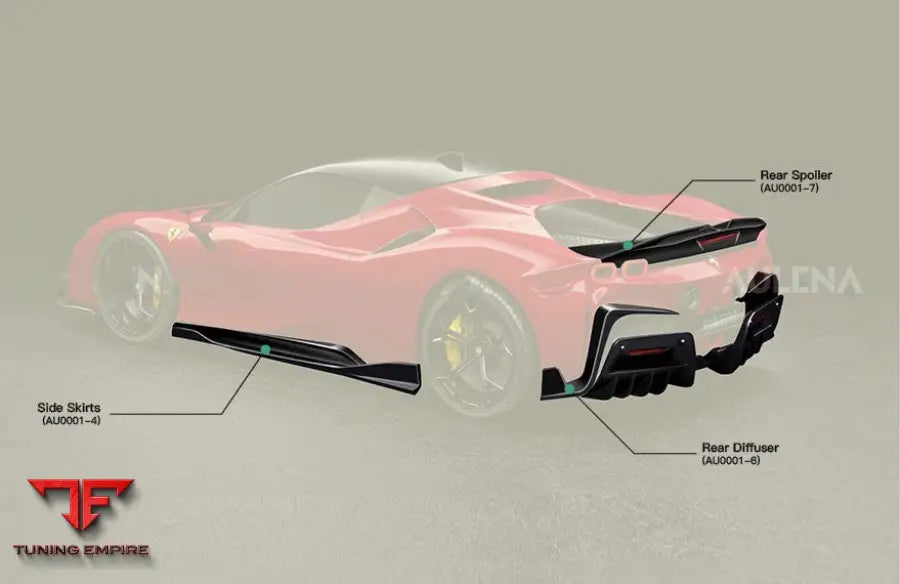 FERRARI SF90 DRY CARBON PERFORMANCE BODY KIT