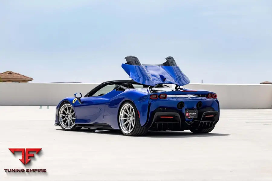 FERRARI SF90 FORGED WHEELS AND EXHAUST SYSTEM