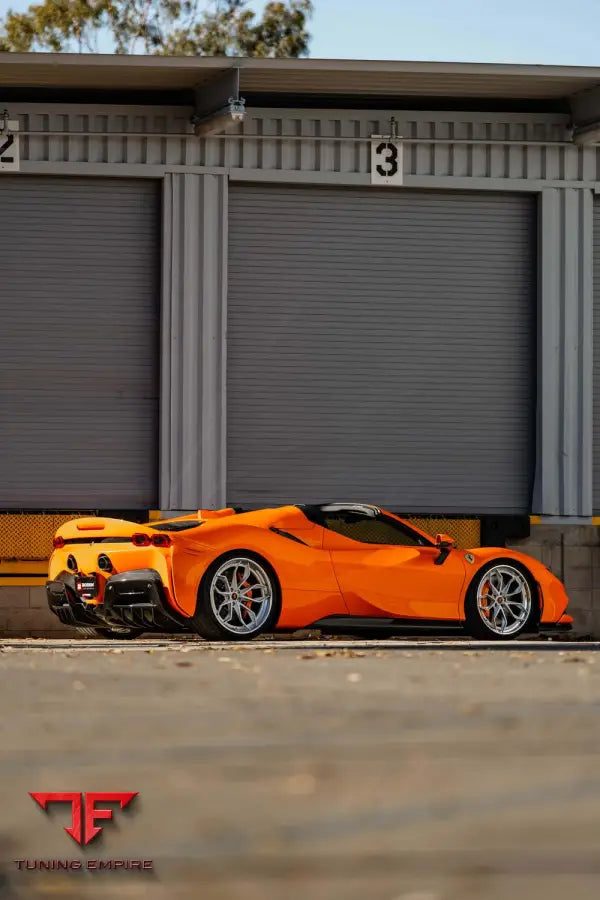 FERRARI SF90 FORGED WHEELS AND EXHAUST SYSTEM