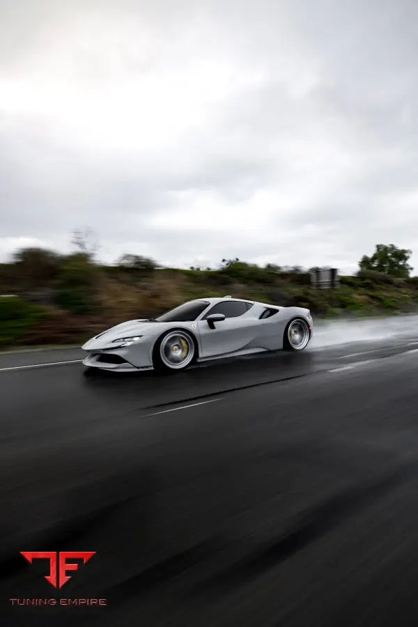 FERRARI SF90 FORGED WHEELS AND EXHAUST SYSTEM