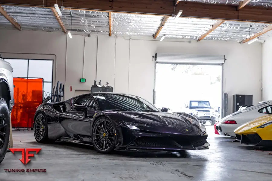 FERRARI SF90 FORGED WHEELS AND EXHAUST SYSTEM