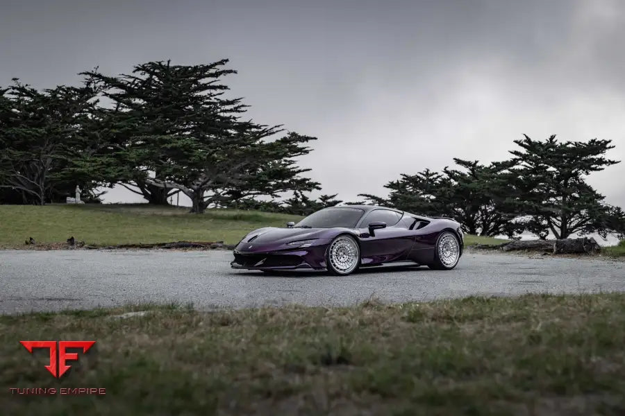 FERRARI SF90 FORGED WHEELS AND EXHAUST SYSTEM