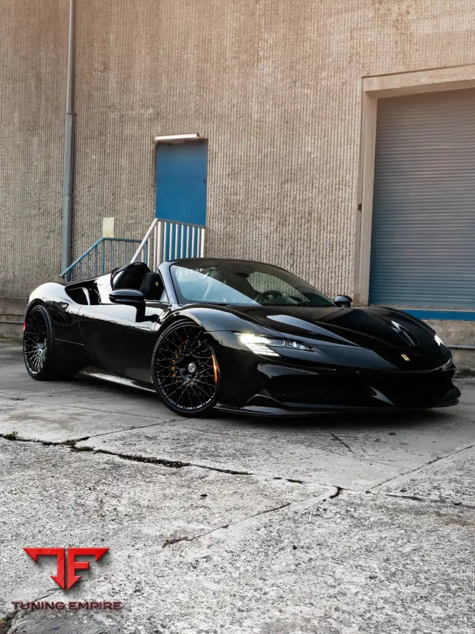 FERRARI SF90 ON CUSTOM FORGED HRE WHEELS