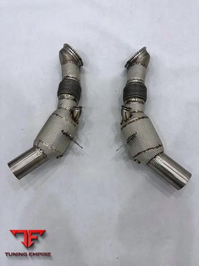 FERRARI SF90 RAZOR RACE DOWNPIPES WITH 100 CELL CATS