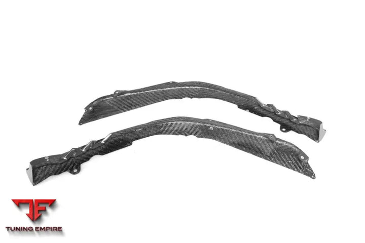 FERRARI SF90 STRADALE OE STYLE AUTOCLAVE CARBON FIBER FRONT BUMPER SIDE SPLITTER BSD