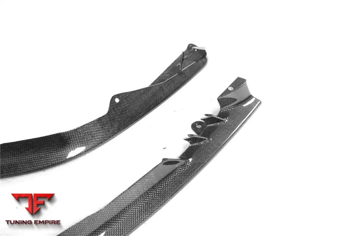 FERRARI SF90 STRADALE OE STYLE AUTOCLAVE CARBON FIBER FRONT BUMPER SIDE SPLITTER BSD