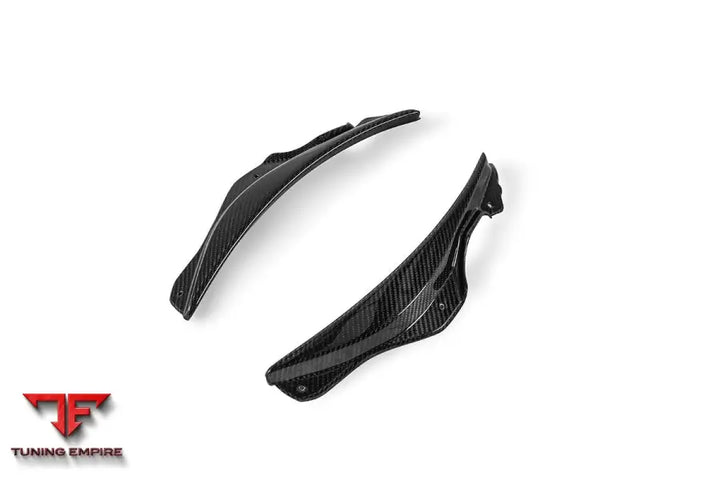 FERRARI SF90 STRADALE OE STYLE AUTOCLAVE CARBON FIBER FRONT BUMPER SIDE AIR VENTS BSD