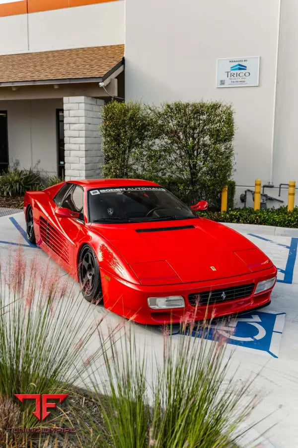 FERRARI TESTAROSSA FORGED WHEELS AND EXHAUST SYSTEM