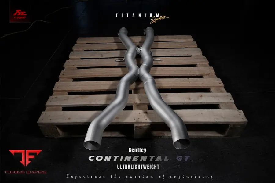 FI EXHAUST BENTLEY CONTINENTAL GT TITANIUM EXHAUST SYSTEM