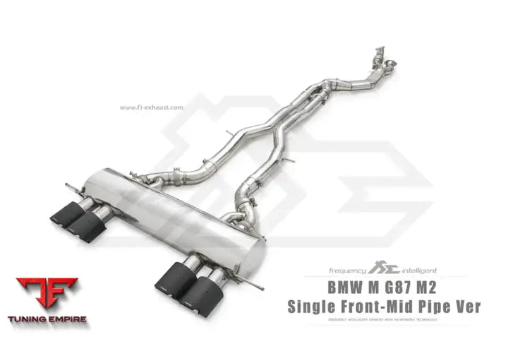 FI EXHAUST BMW M G87 M2 SINGLE MID PIPE EXHAUST OPF / NON-OPF VALVETRONIC EXHAUST