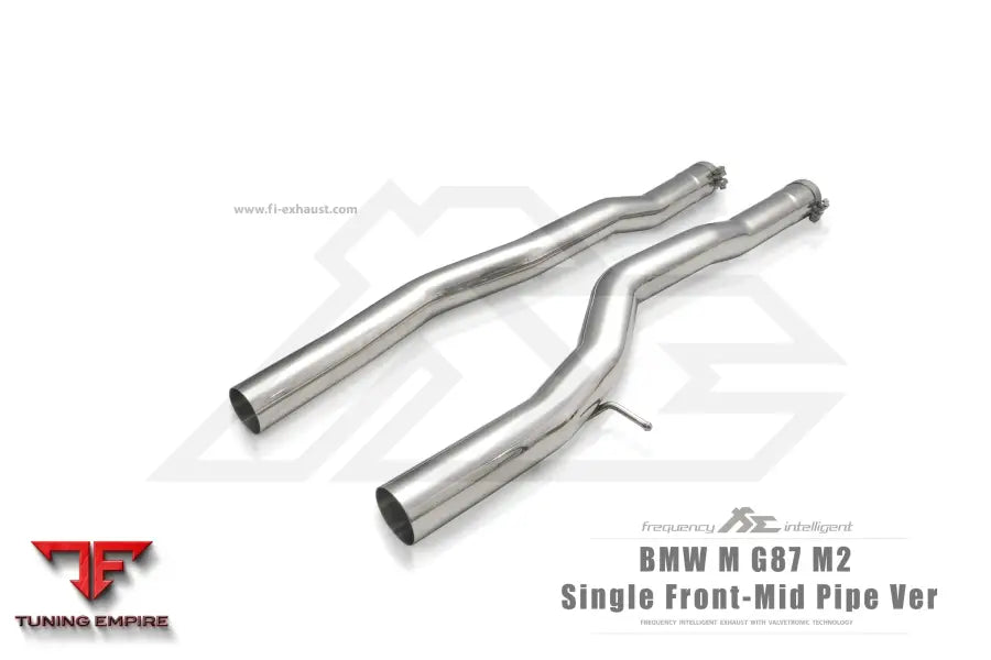 FI EXHAUST BMW M G87 M2 SINGLE MID PIPE M-PERFORMANCE OPF / NON-OPF VALVETRONIC EXHAUST