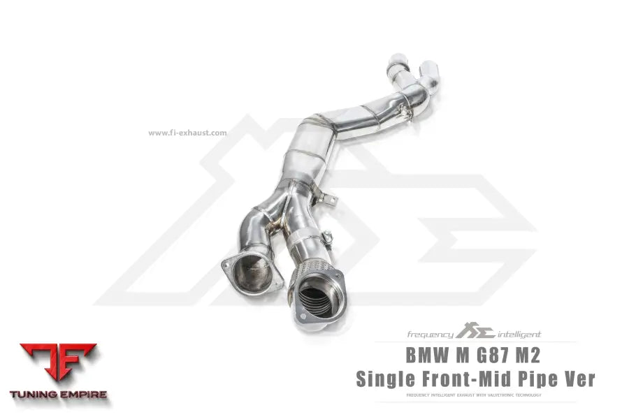 FI EXHAUST BMW M G87 M2 SINGLE MID PIPE M-PERFORMANCE OPF / NON-OPF VALVETRONIC EXHAUST