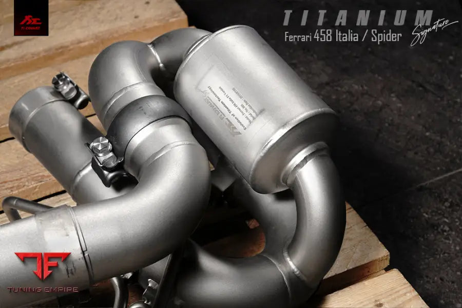 FI EXHAUST FERRARI 458 ITALIA / SPIDER F1 VERSION TITANIUM EXHAUST SYSTEM